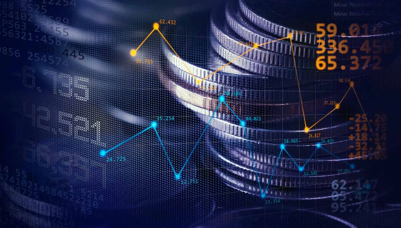 Smart day trader using trading chart patterns concept art